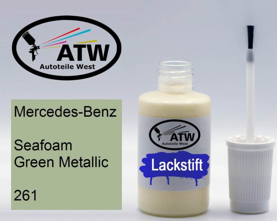 Mercedes-Benz, Seafoam Green Metallic, 261: 20ml Lackstift, von ATW Autoteile West.